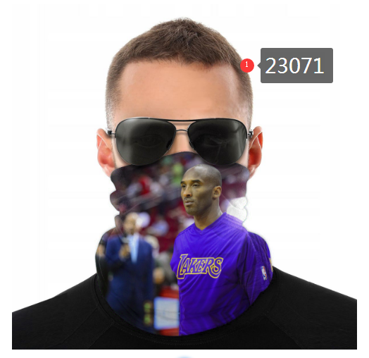 NBA 2021 Los Angeles Lakers #24 kobe bryant 23071 Dust mask with filter->nba dust mask->Sports Accessory